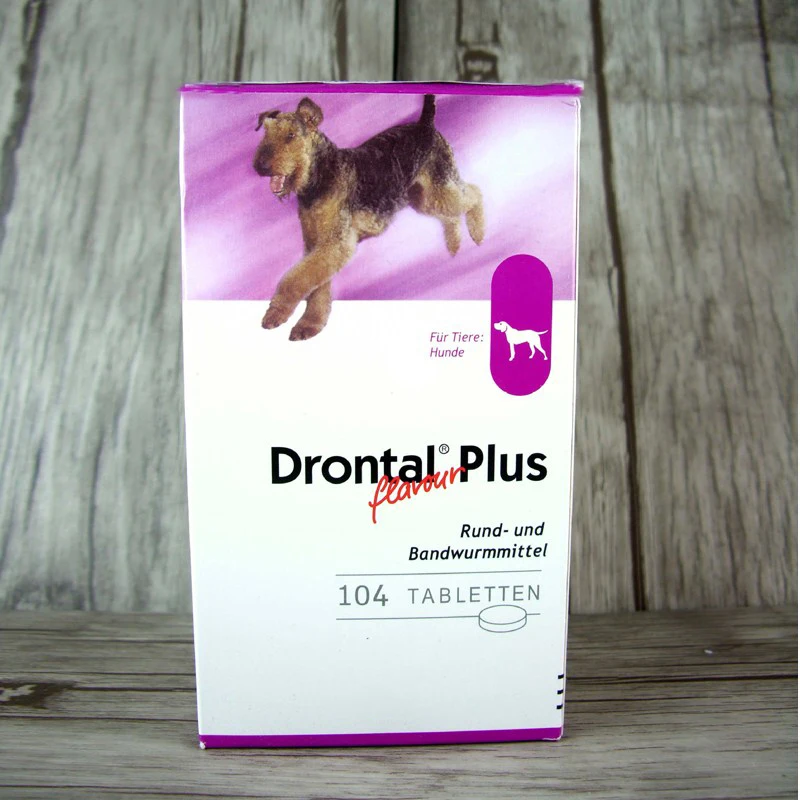 Drontal Plus для собак 8/32/104 таблеток (Tapeworm Dewormer собак)|Принадлежности кормления и