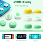 Аналоговая крышка контроллера для перекрещивания животных для Nintendo-switch Lite чехол для джойстика Крышка для кнопки захват для большого пальца Стик Джойстик Милая кошачья лапа