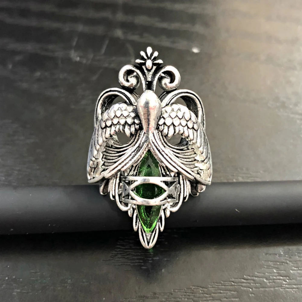 Женское кольцо из серебра 925 пробы с аметистом|Кольца| |