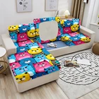 Чехол для дивана, нескользящий, эластичный, на 1234 мест