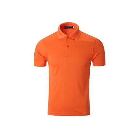 

polo style summer Breathable quick drying Sports smooth cloth T-shirt short sleeve logo cool work clothes Men Short CCE356