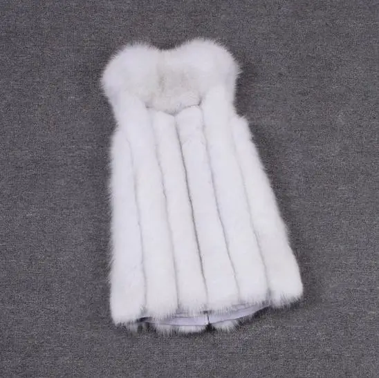 Меховые 2019 зимние женские пальто из искусственного меха жилет меховые жилетки