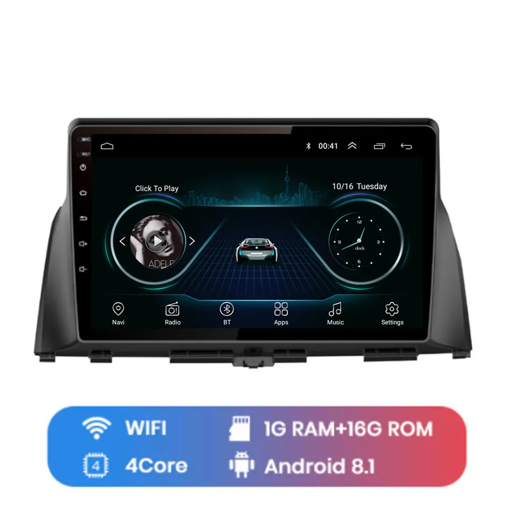 WIFI (1G 16G) 4G LTE Android 8,1 для KIA optima K5 Мультимедиа стерео автомобильный dvd-плеер навигация gps радио - Цвет: WIFI (1G 16G)