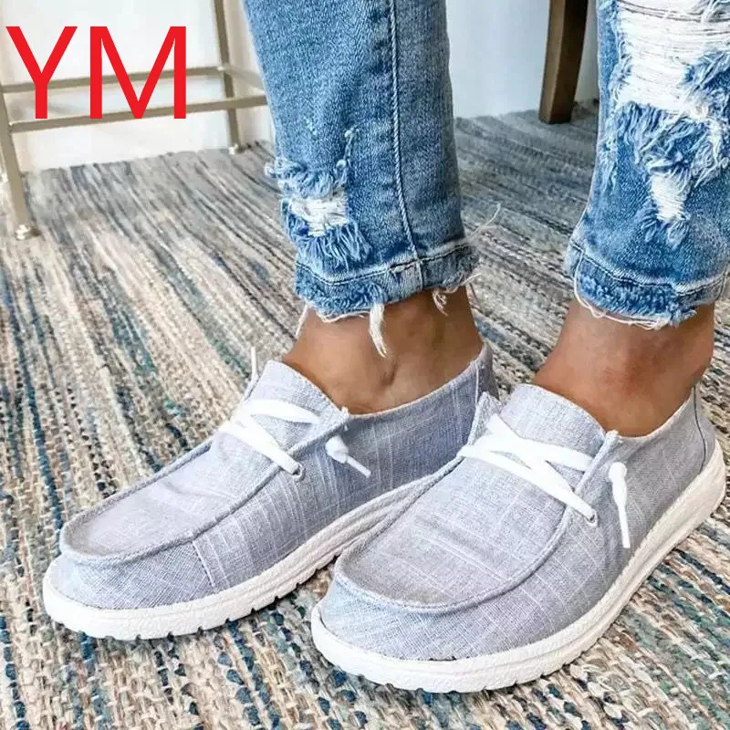 

Sfit Candy Color Slip on Flat Women Shoes Flats Shoes Lace UP Office Summer Loafers Comfortable Ladies Shoe Zapatos Mujer Big 43