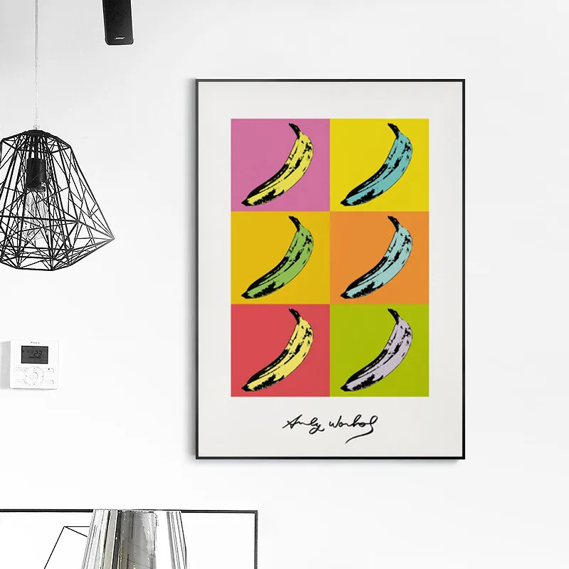 Энди Warhol плакат с бананом выставочные настенные картины на холсте для гостиной