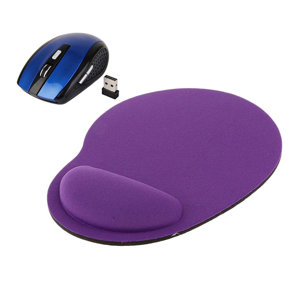 2 4 GHz USB Беспроводная мышь оптическая беспроводная + коврик для мыши ноутбука ПК 1000
