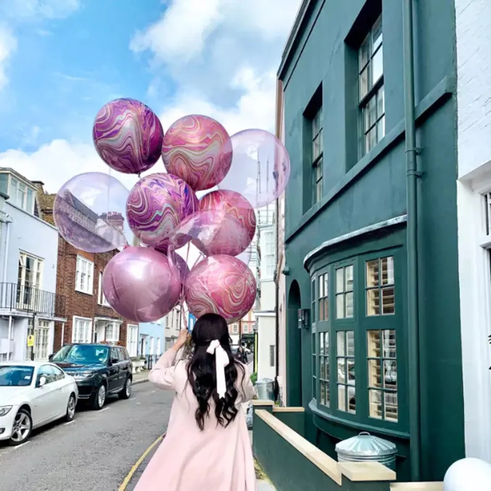 

1/3pcs 22inch 4D Agate New Golden Leopard Foil Balloon Wedding Birthday Party Decor Photo Props Baby Shower Round Helium Balloon