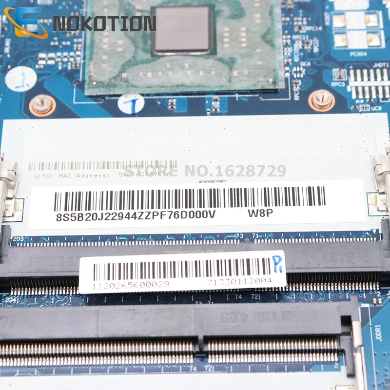 nokotion 5b20j22944 new for lenovo g41 35 14 inch laptop motherboard a6 7310 cpu ddr3 bmwq3 bmwq4 nm a401 main board free global shipping