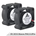 Вентилятор охлаждения Gdstime 2510, 25 мм, 25 мм х 25 мм х 10 мм, 2 контакта, 5 В, 2,5 см, 2510 ph2.0-2pin