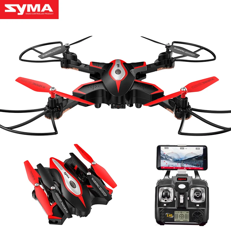 SYMA Official X56W RC Drone складной Квадрокоптер с Wi Fi камерой в режиме реального времени
