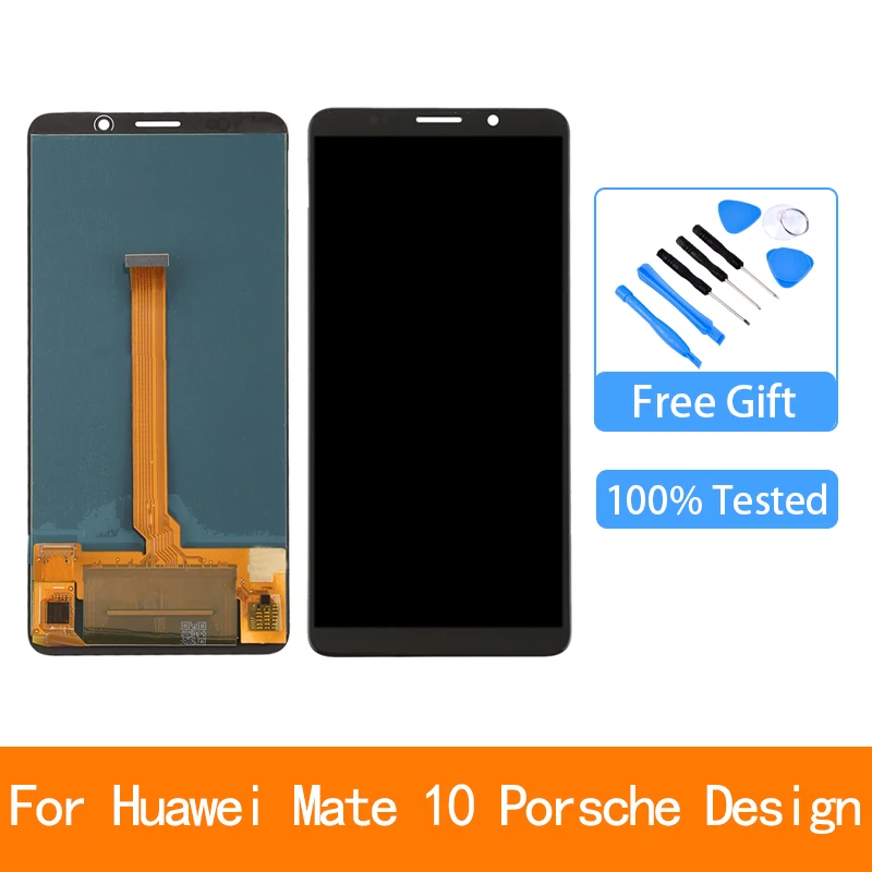 Оригинальный ЖК дисплей для Huawei Mate 10 Porsche дизайн сенсорный экран дигитайзер в