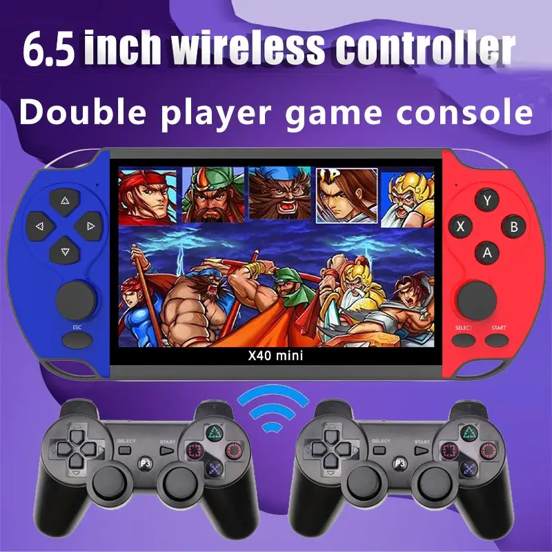 czt novo console de jogos retro sem fio 65 polegadas dual player compativel com fliperama