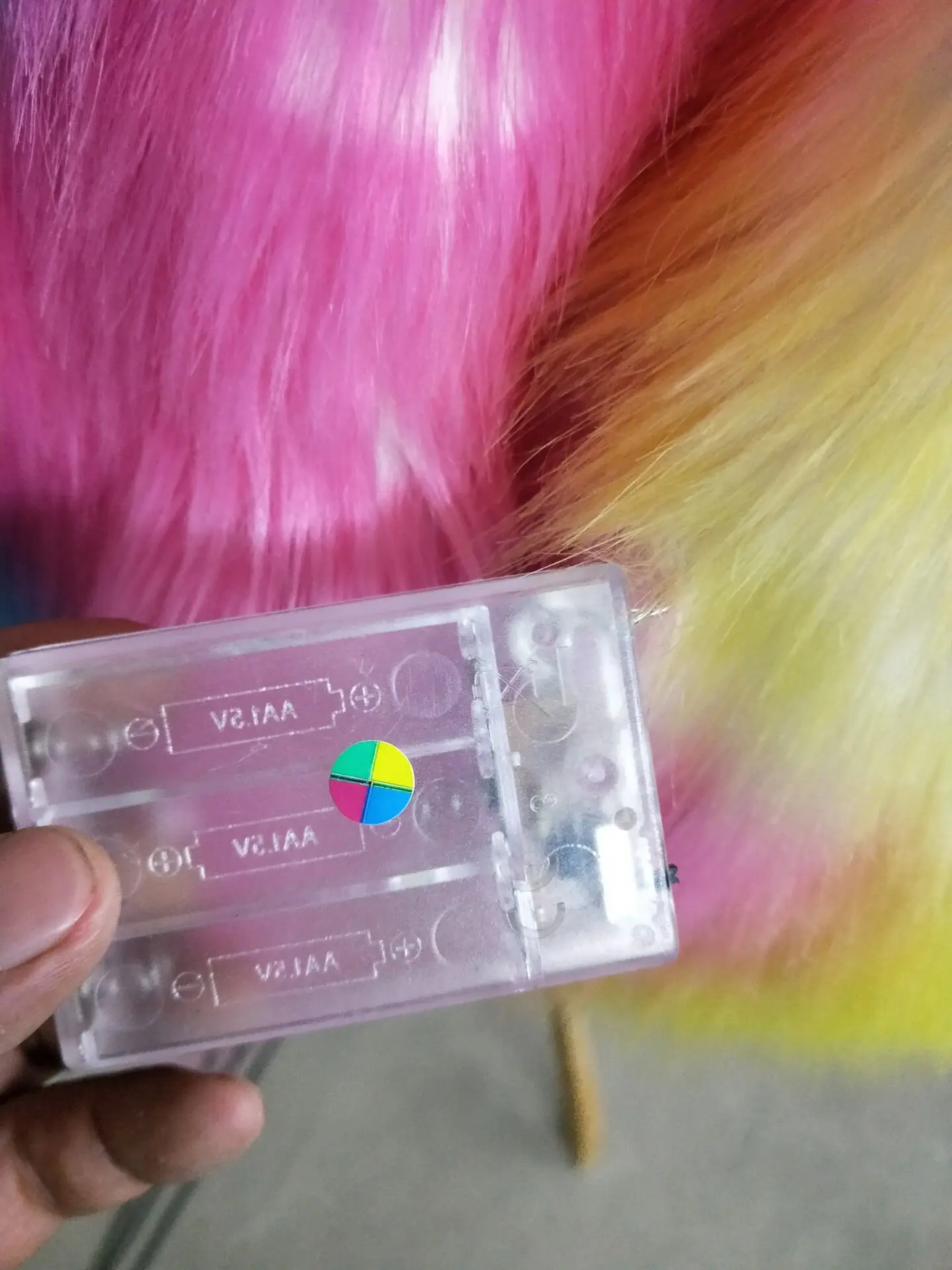 Imitation Fur Ladies Short Hooded Coat Color Fox Fur Thick Warm Fur Coat