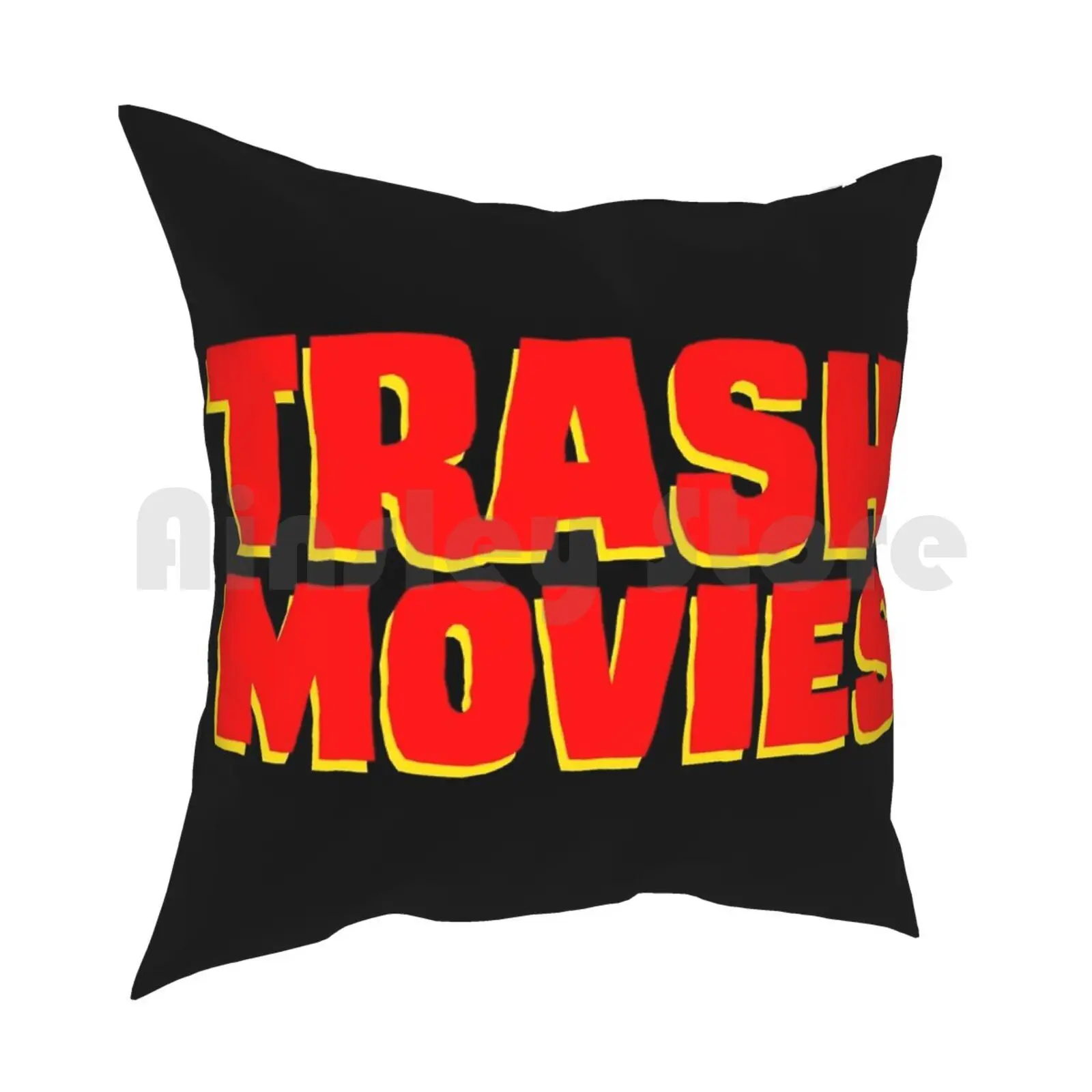 Чехол-наволочка с изображением мусорных фильмов домашняя мягкая