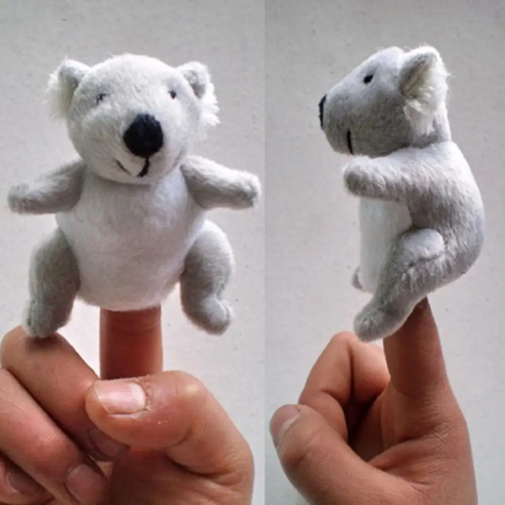 

5Pcs Koala Platypus Australian Animal Finger Puppets Plush Doll Interactive Cartoon Biological Child Baby Toys For Birthday Gift