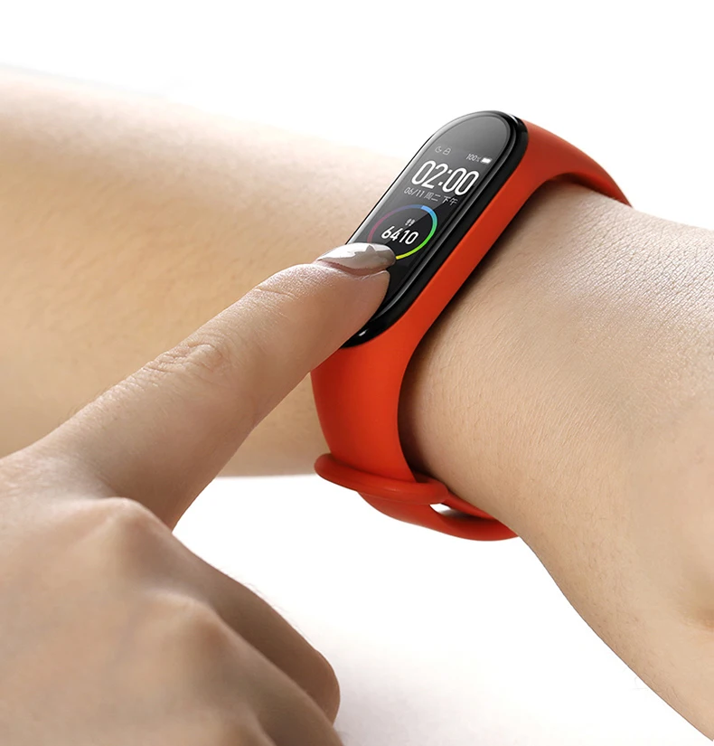 Защитная пленка для Xiaomi Mi Band 4 NFC Smart protector Mi Band 4 glass(не закаленное стекло) Взрывозащищенная/Защита от царапин