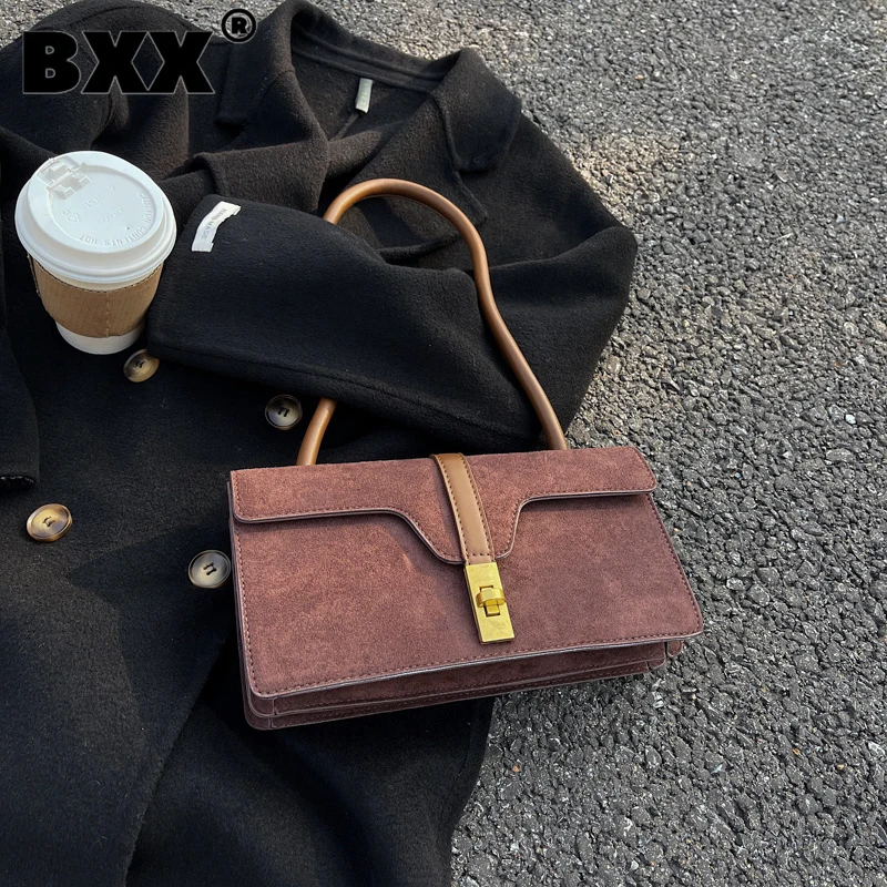 

[BXX] Woman New Brand Vintage Matte Brief Elegant Personality All-match Crossbody Shoulder Bag Fashion Tide Autumn 2021 GF1203