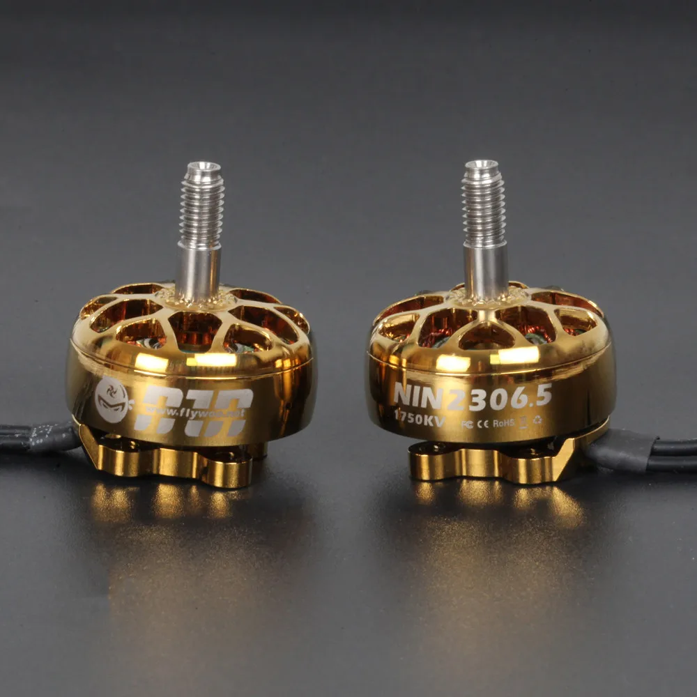 FLYWOO NIN PLUS N2306.5/N2806.8 2306,5/2806,8 1350KV 1750KV 2450KV 2750KV 2-6S бесщеточный мотор для радиоуправляемого дрона FPV Racing