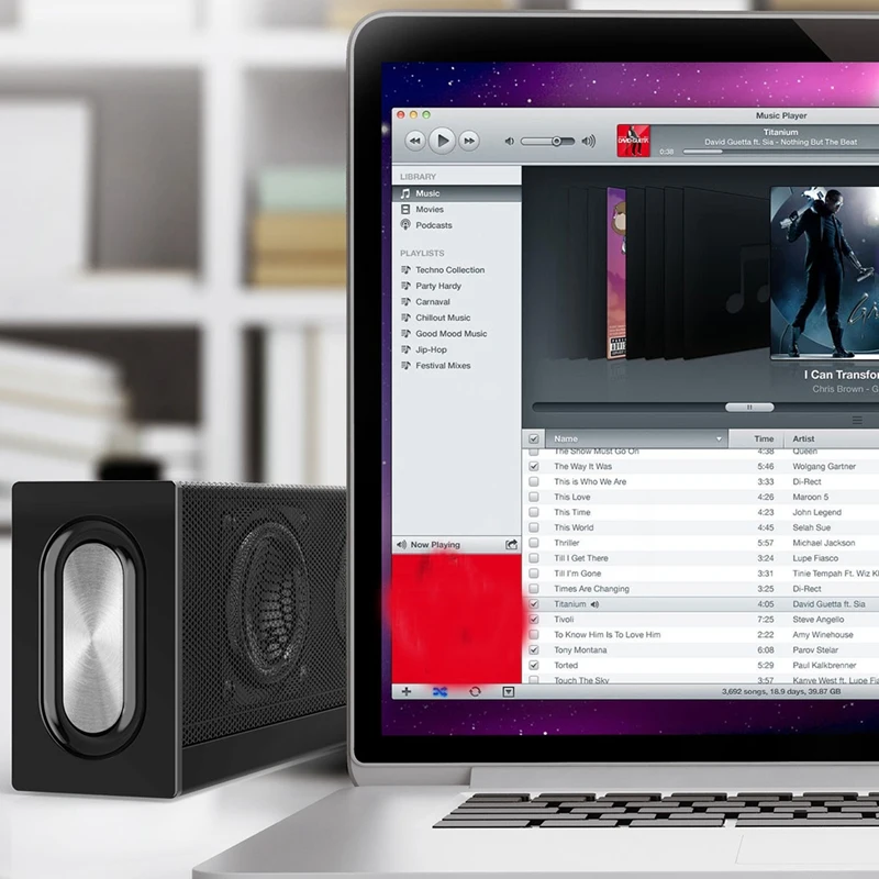 

Bluetooth Speaker Home Theater Sound Bar 20W High Power with Drop Resistance, Card, Remote Control, Dust Proof Function