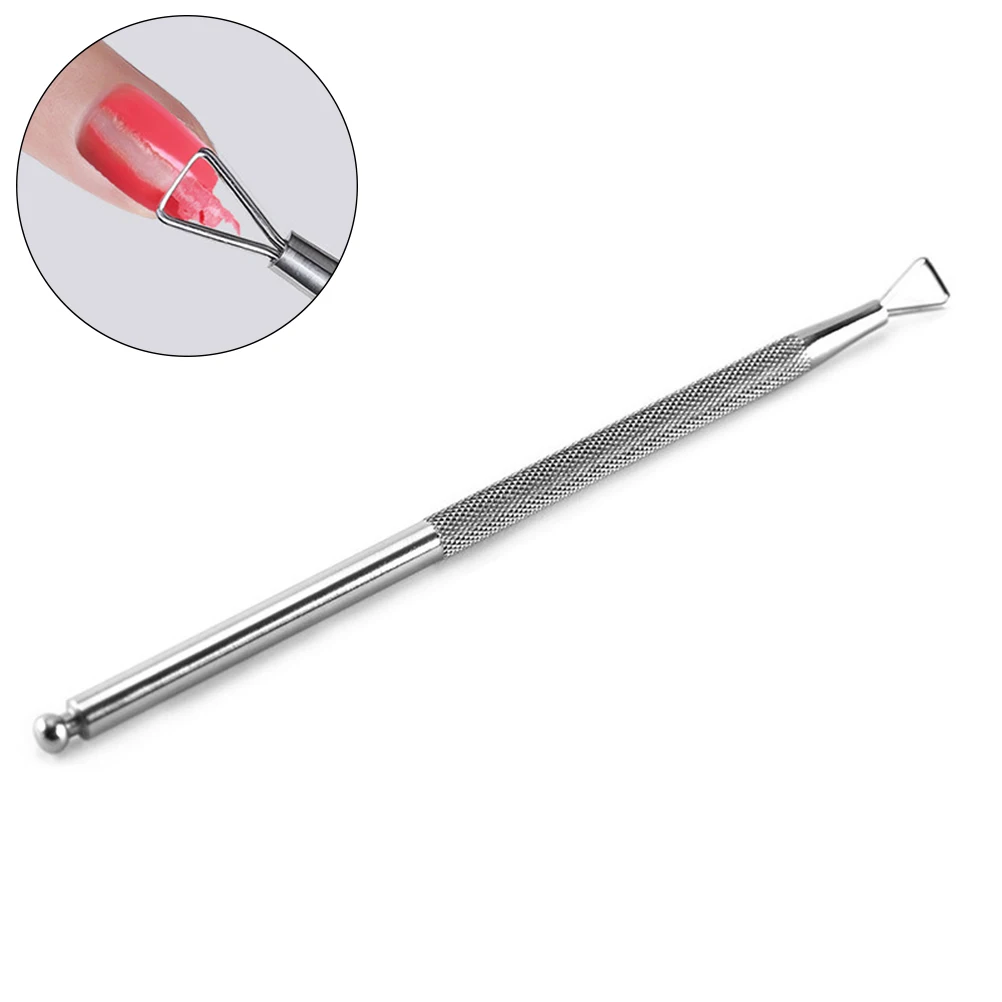

Stainless Steel Cuticle Pusher Nail Pedicure Pusher Manicure Tools Professional