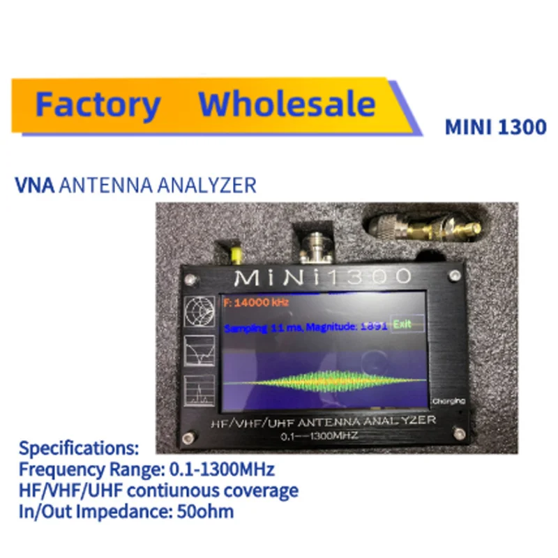 Анализатор частоты MINI1300 5 В/0 1 А HF VHF UHF 1300-0 МГц | Инструменты