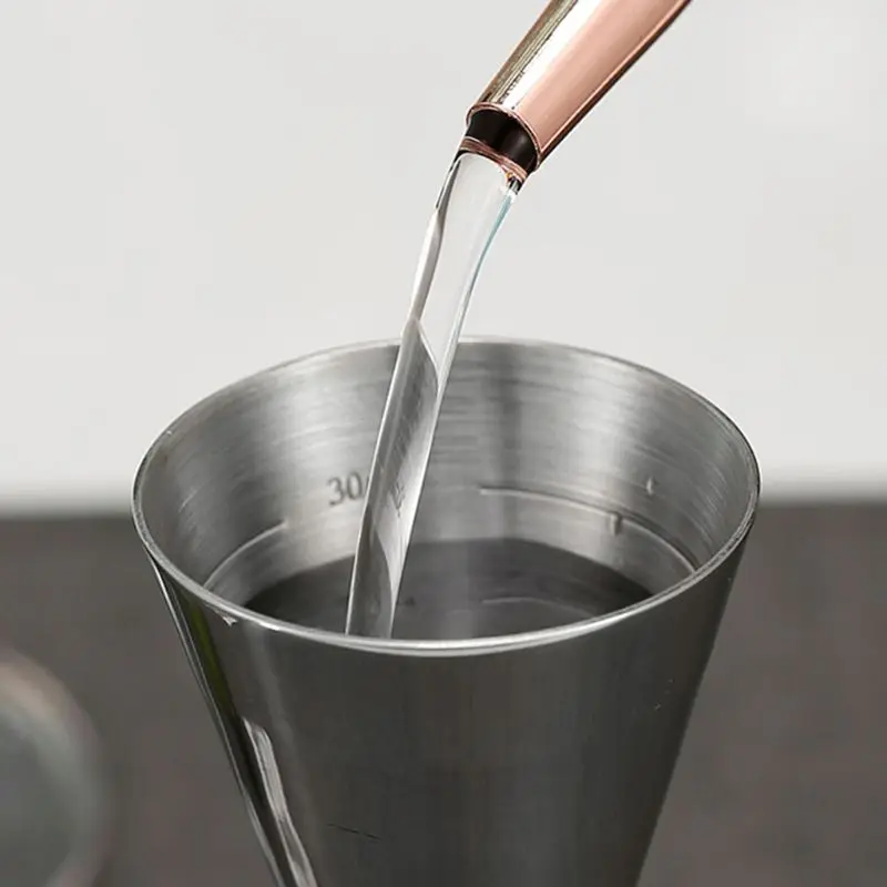 

30/45ml 30/60ml Stainless Steel Cocktail Wine Shaker Measure Cup Double Shot