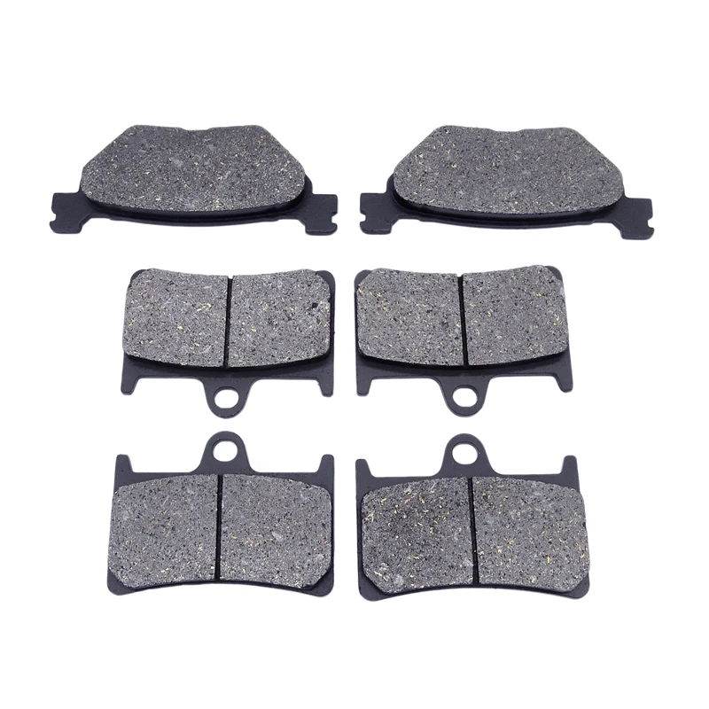 Комплект передних и задних тормозных колодок для мотоцикла YAMAHA TDM900 TDM 900 2002 2010 FJR1300