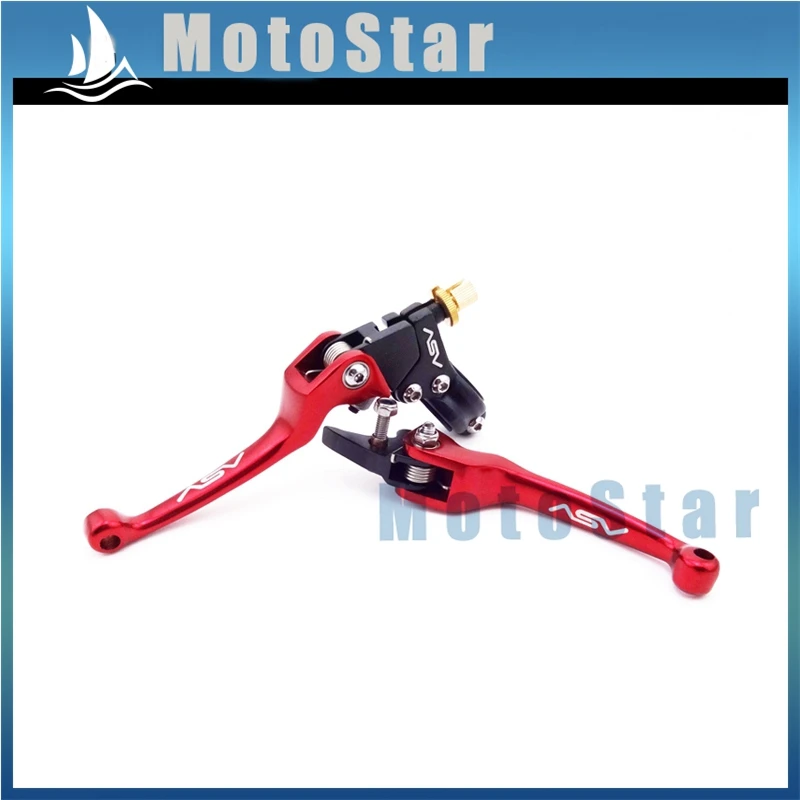 Красный тормозной рычаг сцепления для мотоцикла Pit Dirt Bike 50cc 110cc 125cc 140cc 150cc 160cc SSR