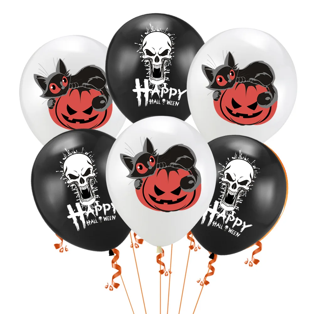 10 шт 12 дюймов латексный воздушный шар праздника Хэллоуин вечерние украшения в