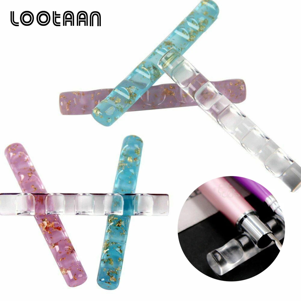 Lootaan 1 шт. акриловая подставка для кистей ногтей демонстрационный инструмент