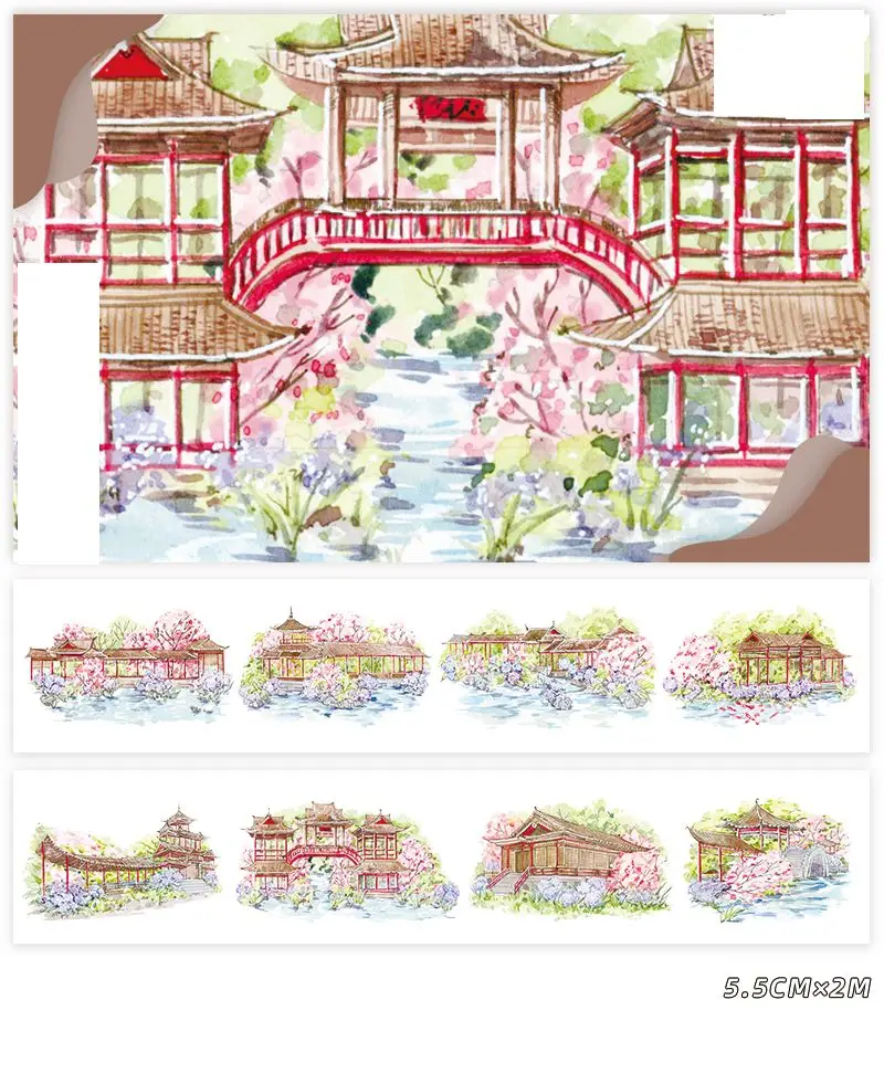 

2M Pavilion Halfway Up The Hill Washi Tape