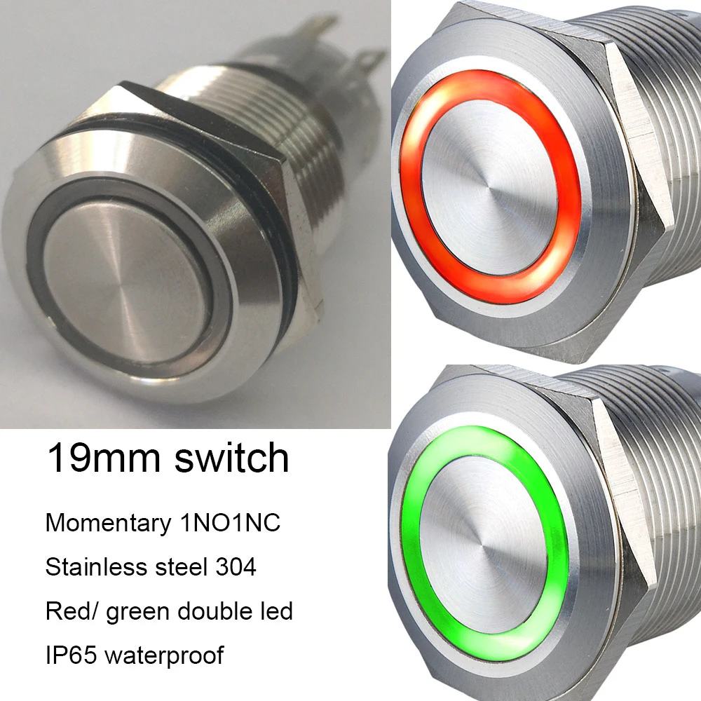 Водонепроницаемая Антивандальная переключатель из нержавеющей стали с