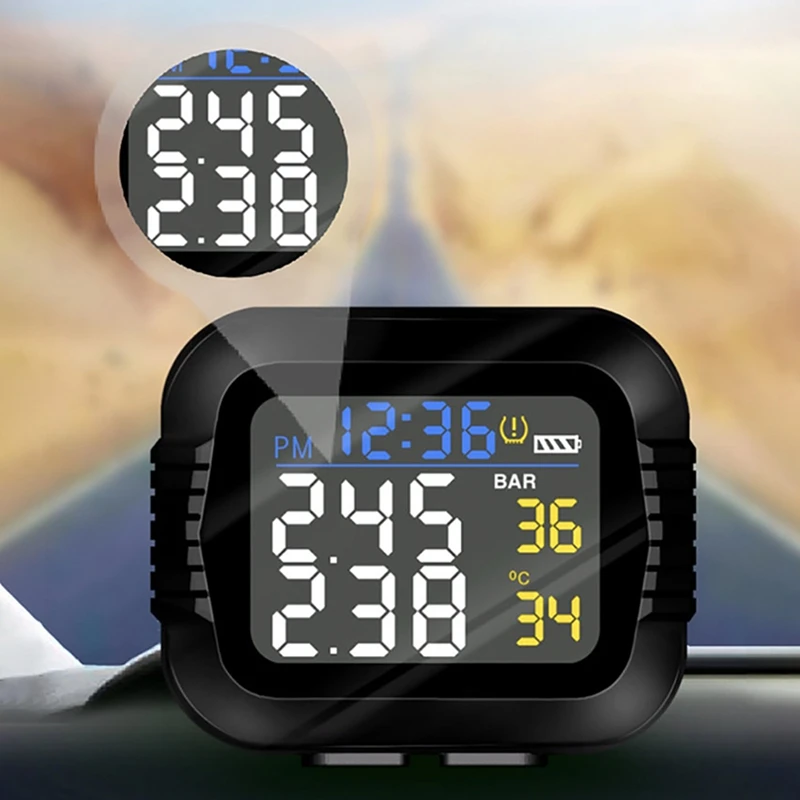 Система контроля давления в шинах мотоцикла TPMS 2 Внешний датчик беспроводной