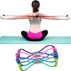 Резинка для фитнеса 2020, сопротивление 8 слов, грудь канат-эспандер, Тренировка мышц, Фитнес резиновые эластичные ленты, для спортивных упражнений 6