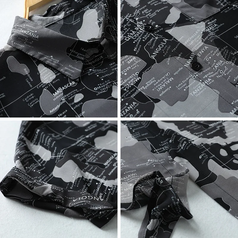 

L To 5XL Plus Size Women Blouses Short Sleeve Summer Shirts Print Retro Chiffon Tops Blusas Mujer De Moda T7395