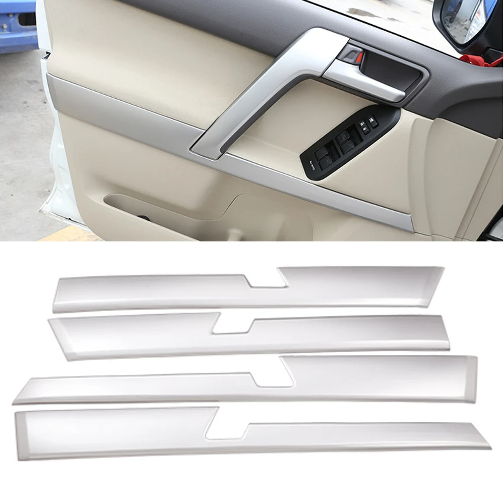 Автомобильная фотопанель блестящая полоса ABS наклейка для Toyota Land Cruiser Prado FJ150 150