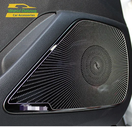 Для Toyota Corolla 2019 2020 Внутренняя дверь из нержавеющей стали спикер Sound Music Audio Ring