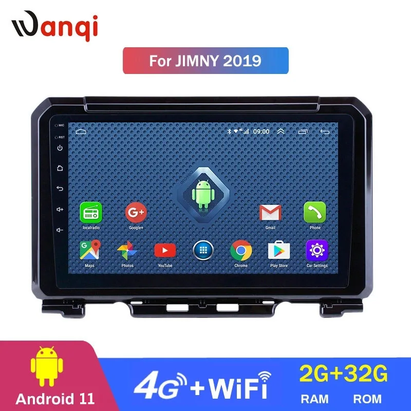 4G Lte All Netcom Android 11 9 дюймов GPS-навигация Радио для 2019 Suzuki JIMNY с Bluetooth USB WIFI Поддержка SWC