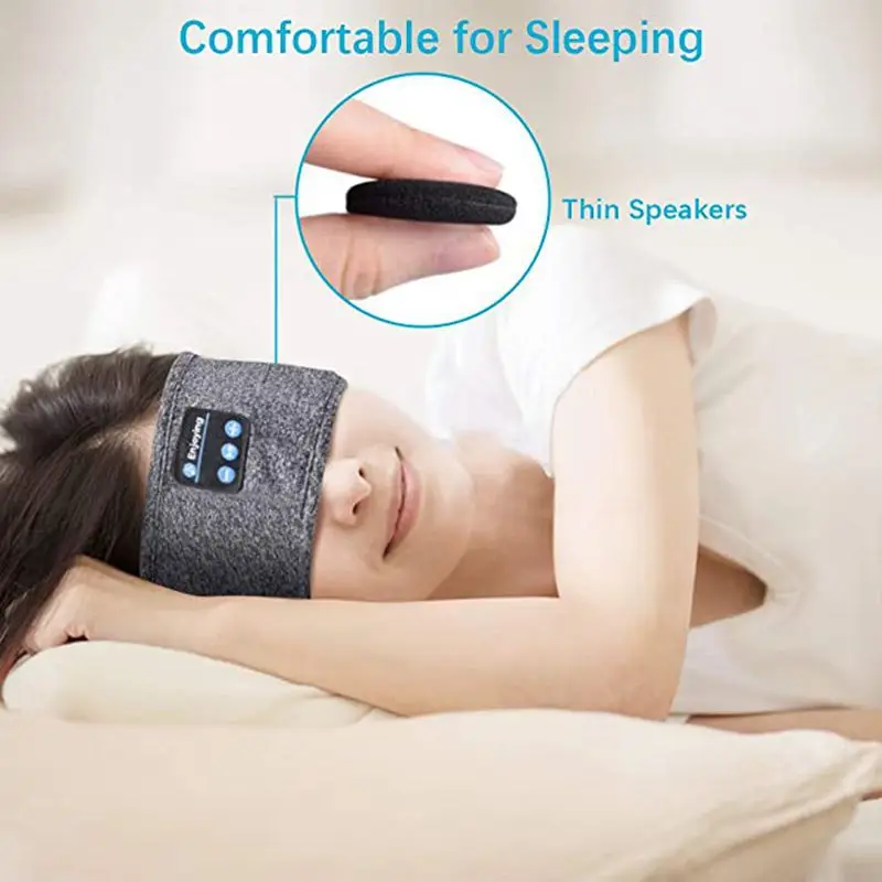 Ночная маска для лица на основе Bluetooth наушники сна повязка тонкие мягкие