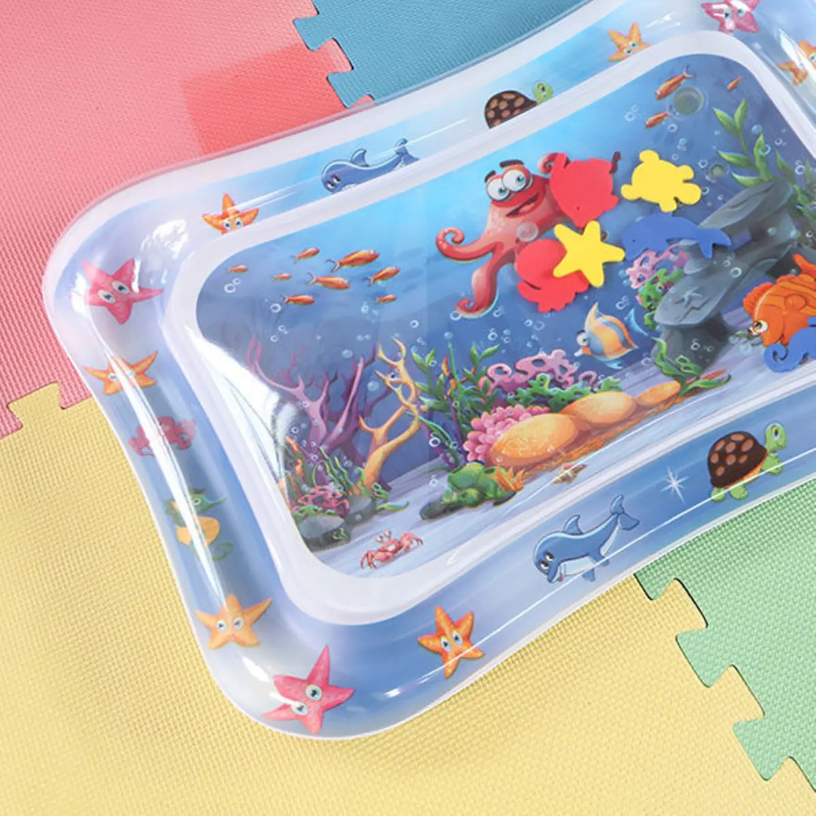 

Portable Inflatable Baby Water Mat Leak-Proof Infant Toys PVC Material Octopus Pattern For Baby Summer Outdoor Lawn Toys