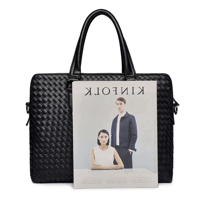 1 шт. новинка мужская сумка в стиле ретро Мужская Горизонтальная вязанная для