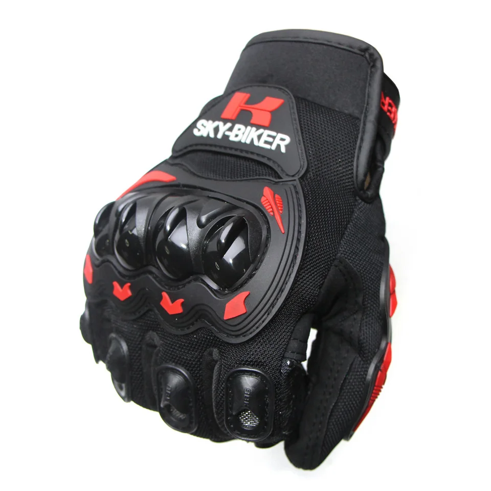 

Unisex Leather Motorcycle Gloves Motocross Tactical Moto Motorbike Protective Gear Racing Full Finger Glove Men