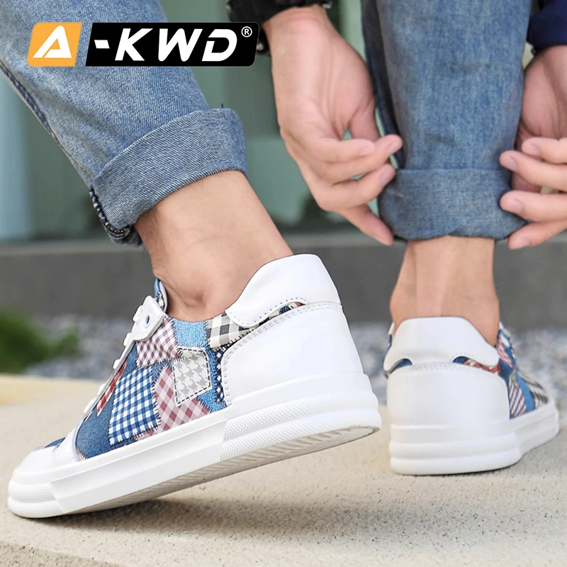 Мужские кроссовки из натуральной кожи темно-серые или синие модная обувь для