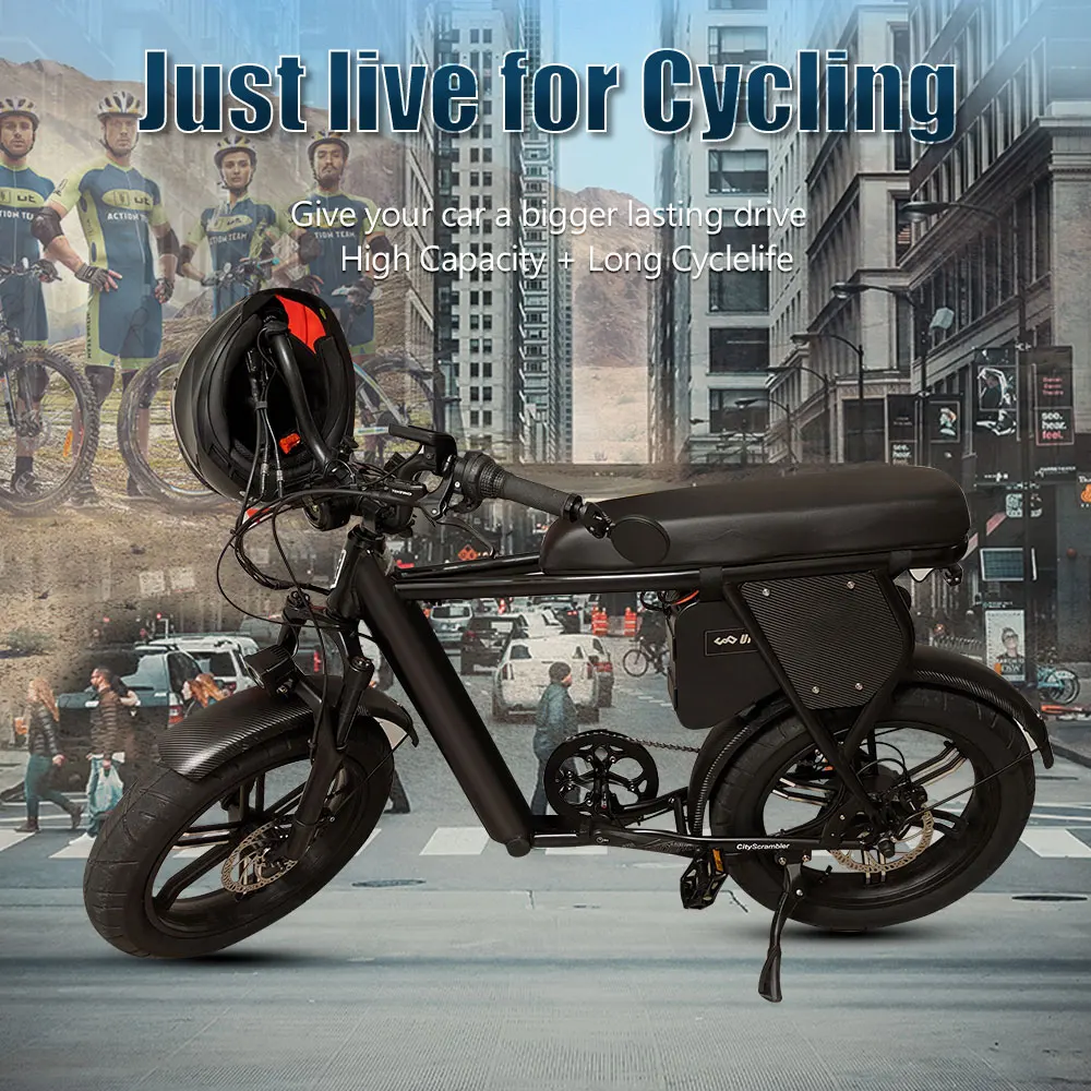 EBike 52V 48V 20Ah треугольная литий-ионная батарея Аккумуляторы для электрических велосипедов для 48 Вольт 52 вольт 1500W 1000W 750W Bafang BBSHD BBS02