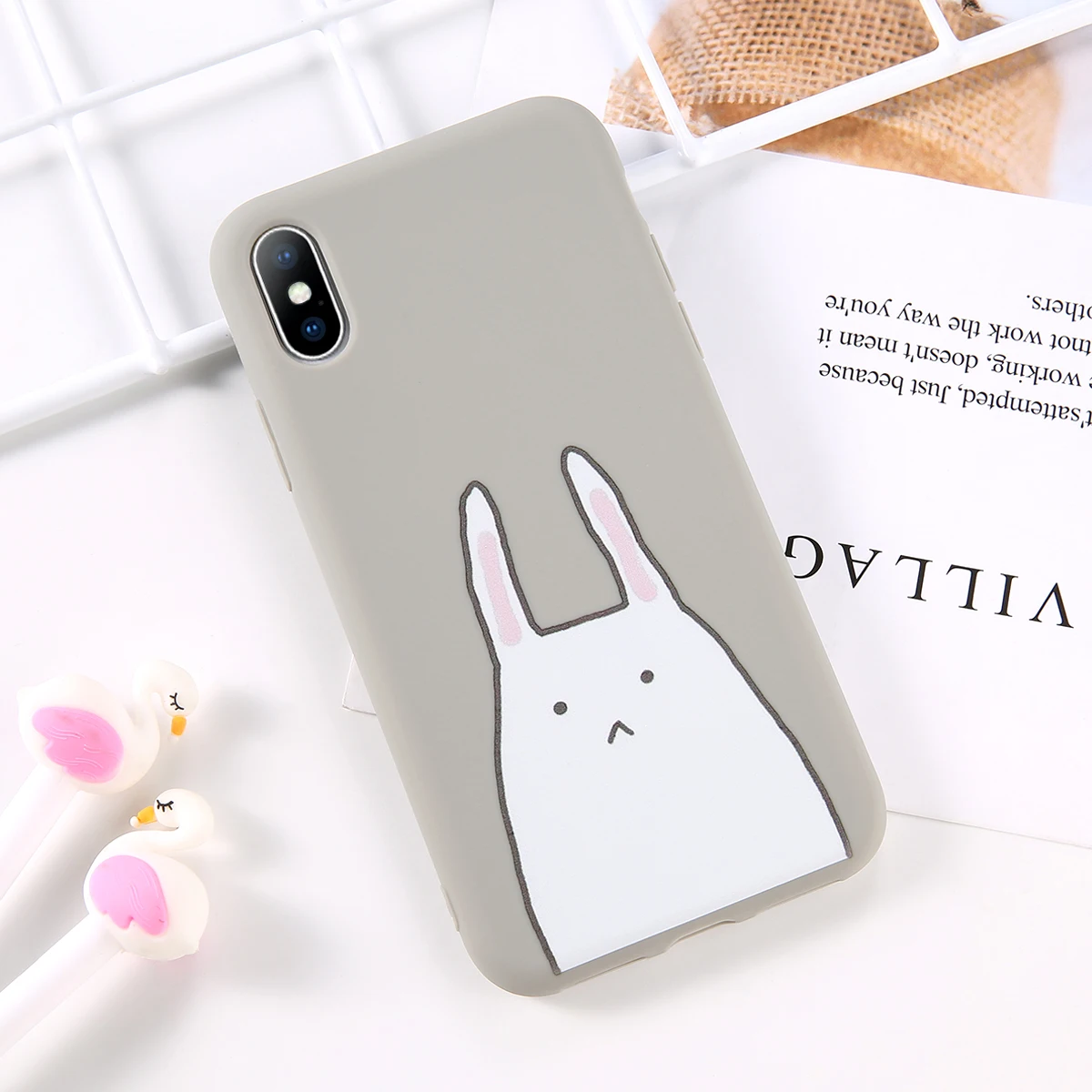 4290 USLION чехол для телефона с забавным динозавром из мультфильма для iPhone 11, 6, 7, 8 Plus, X, XR, XS, Max, милый чехол для iPhone 6 Plus, мягкий силиконовый чехол - Цвет: 4290