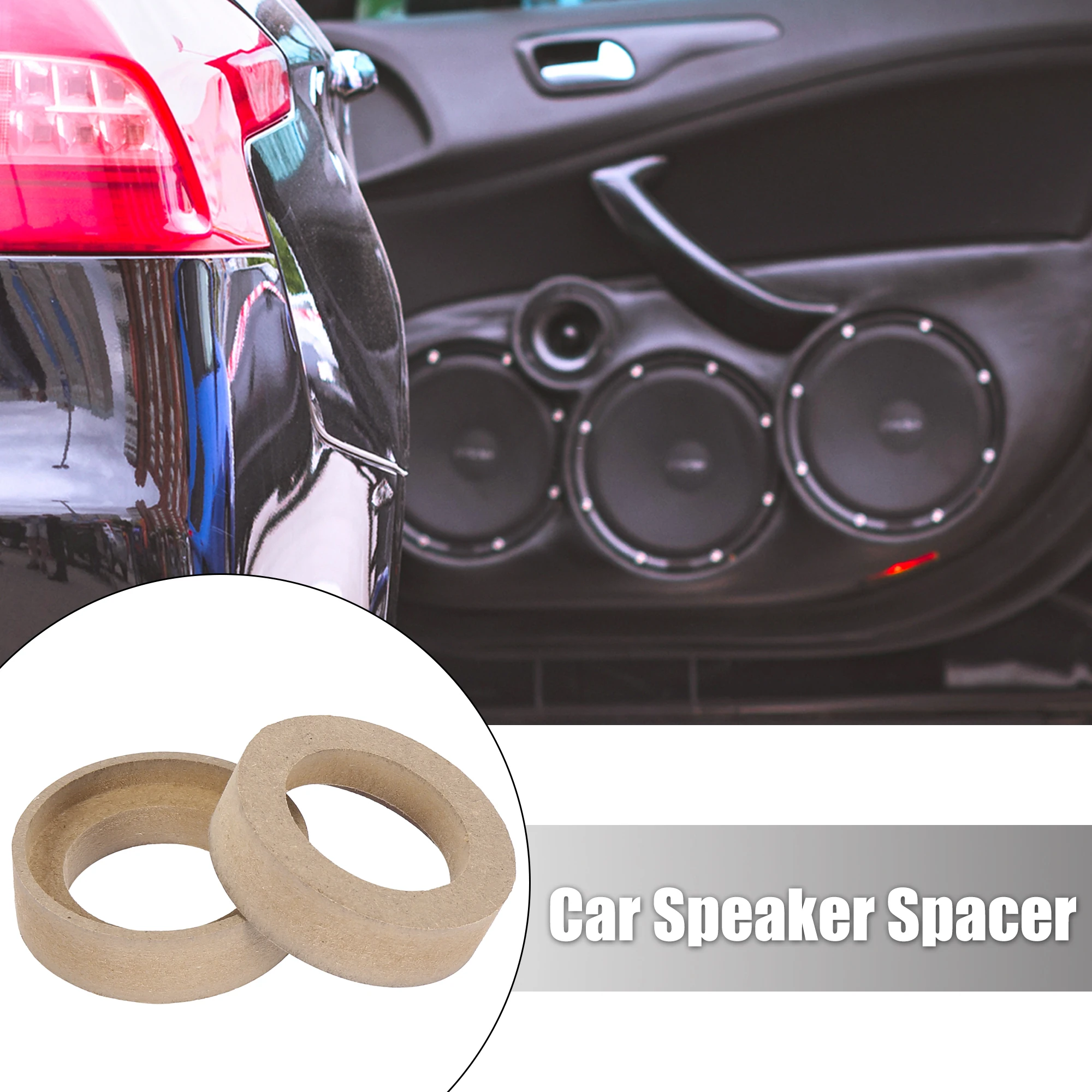 Uxcell Car Audio Speaker Spacer Ring Adaptor Brackets Mounti