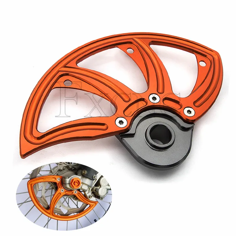 CNC передняя защита заднего тормозного диска для Husqvarna TE FE TC FC TX FX FS 125 150 200 250 350 390 450 501 для KTM SX EXC XC SXF EXCF