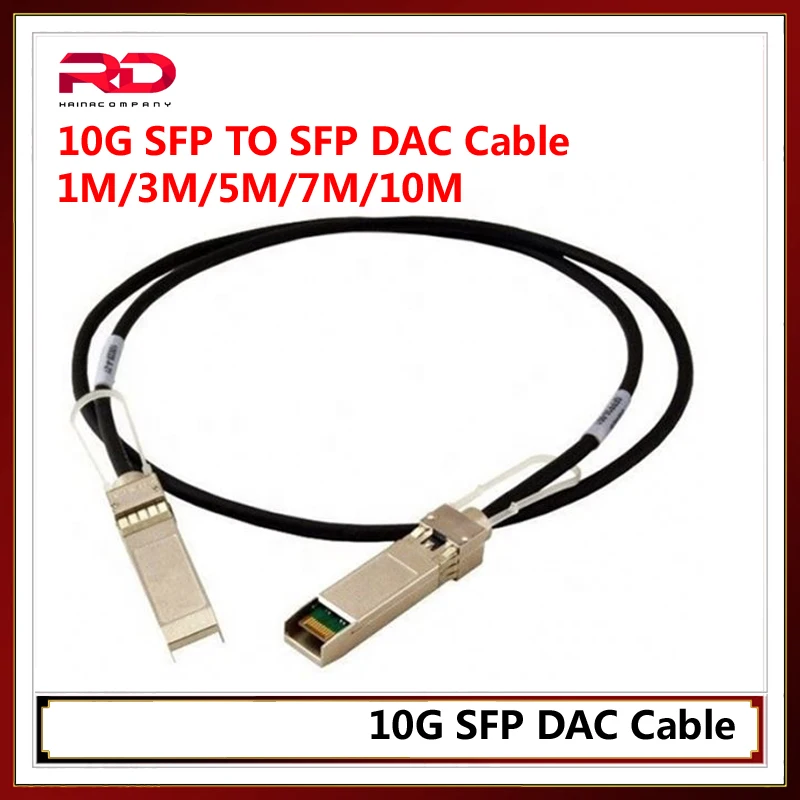 

10G SFP+ DAC Cable Passive Direct Attach Copper Twinax Cable 0.5M 1M 3M 5M 7M 10M Compatible For Mikrotik Cisco Huawei Ubiquiti
