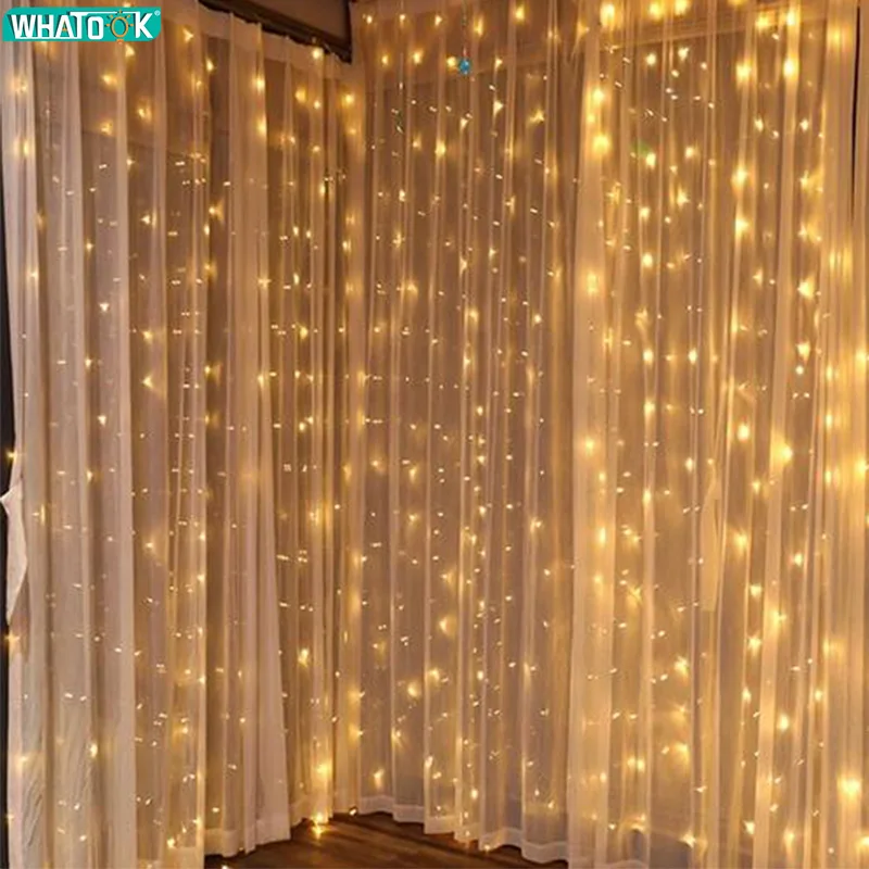 12mx2m LED Curtain Icicle String Lights 960 leds Fairy Garland Christmas Indoor Outdoor Wedding Lighting Home Party Garden Decor