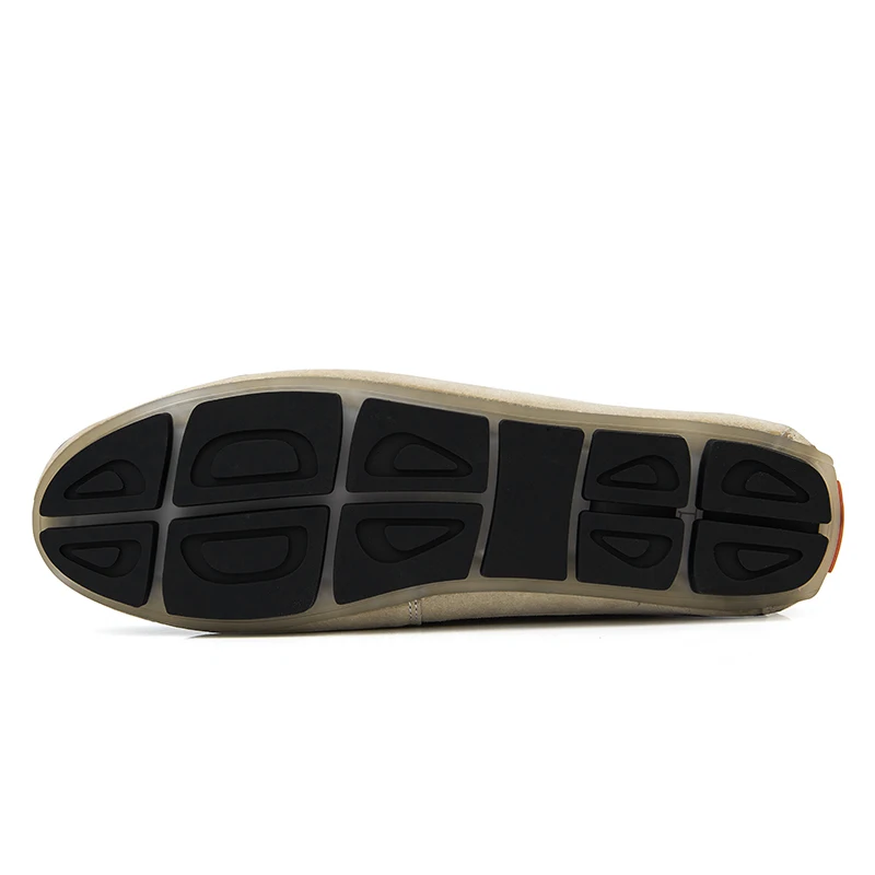 Мужские замшевые мокасины для вождения AGSan желтые или красные повседневные